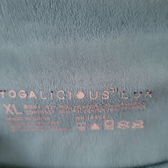 Yogalicious Lux Teal Leggings - Picture 5 of 5